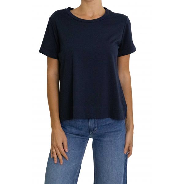 t shirt a manica corta tinta unita 